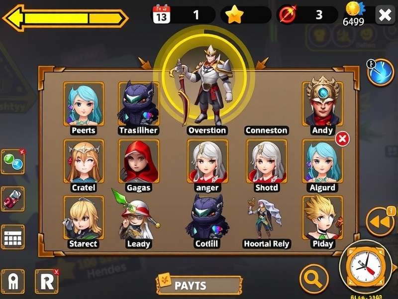 Heroic Glory Toss Rush character selection