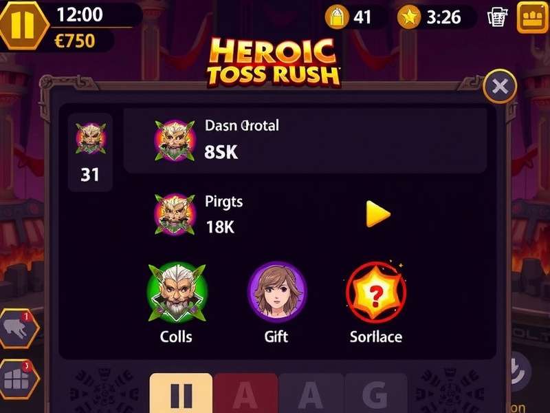 Heroic Glory Toss Rush strategy guide